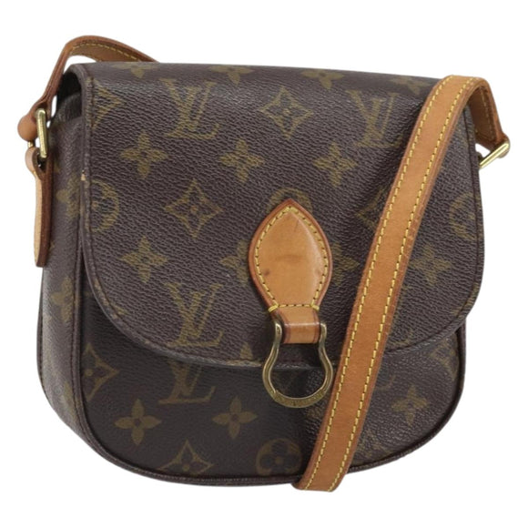 LOUIS VUITTON Monogram Saint Cloud PM Shoulder Bag M51244 LV Auth 169880