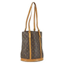 LOUIS VUITTON Monogram Bucket GM Shoulder Bag M42236 LV Auth 169884-1