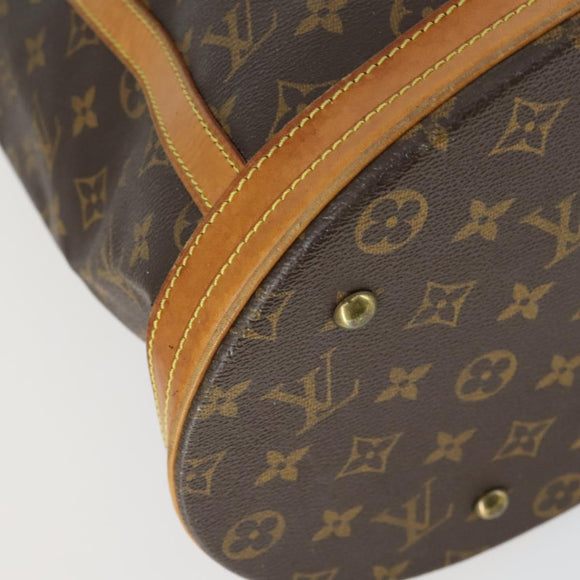 LOUIS VUITTON Monogram Bucket GM Schultertasche M42236 LV Auth 169884