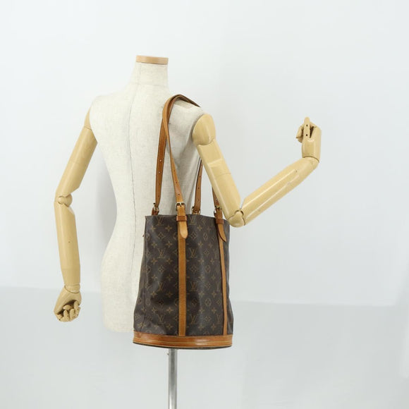 LOUIS VUITTON Monogram Bucket GM Schultertasche M42236 LV Auth 169884
