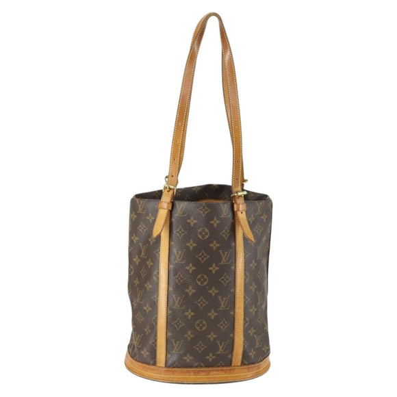 LOUIS VUITTON Monogram Bucket GM Schultertasche M42236 LV Auth 169884