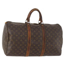 LOUIS VUITTON Monogram Keepall 50 Boston Bag M41426 LV Auth 169886-1