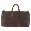 LOUIS VUITTON Monogram Keepall 50 Boston Bag M41426 LV Auth 169886-13