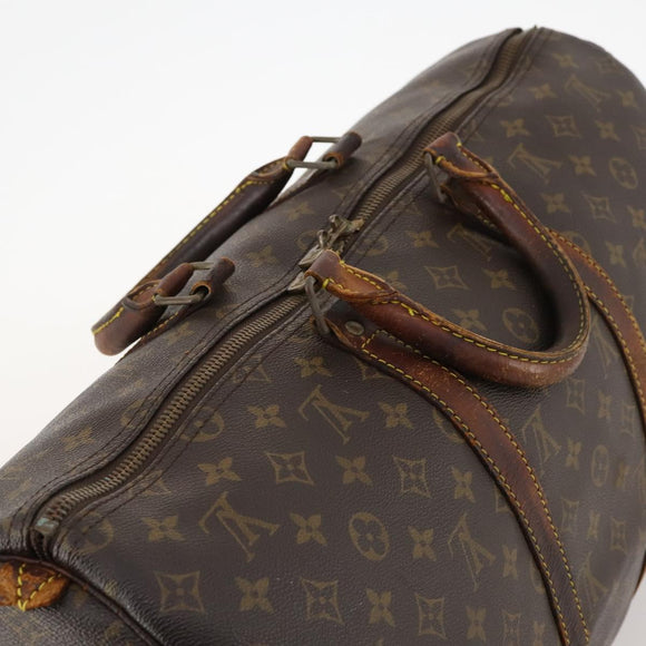 LOUIS VUITTON Monogram Keepall 50 Boston Bag M41426 LV Auth 169886