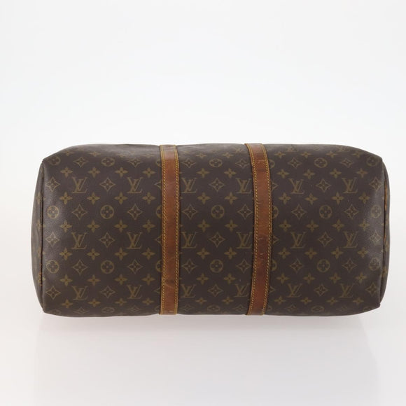 LOUIS VUITTON Monogram Keepall 50 Boston Bag M41426 LV Auth 169886