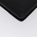 LOUIS VUITTON Epi Montaigne 27 Clutch Bag Black M52652 LV Auth 169888-15