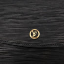 LOUIS VUITTON Epi Montaigne 27 Clutch Bag Black M52652 LV Auth 169888-17