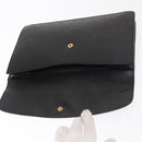 LOUIS VUITTON Epi Montaigne 27 Clutch Bag Black M52652 LV Auth 169888-8