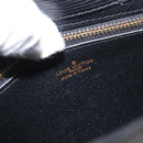 LOUIS VUITTON Epi Montaigne 27 Clutch Bag Black M52652 LV Auth 169888-9
