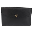 LOUIS VUITTON Epi Montaigne 27 Clutch Bag Black M52652 LV Auth 169888-13