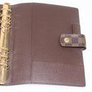 LOUIS VUITTON Damier Ebene Agenda GM Dagplannerhoes R20107 LV Auth 169889SAV-19