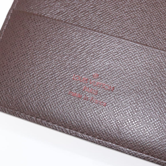 LOUIS VUITTON Damier Ebene Agenda GM Dagplannerhoes R20107 LV Auth 169889SAV