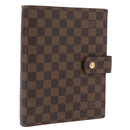 LOUIS VUITTON Damier Ebene Agenda GM Dagplannerhoes R20107 LV Auth 169889SAV-1
