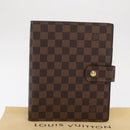 LOUIS VUITTON Damier Ebene Agenda GM Dagplannerhoes R20107 LV Auth 169889SAV-12