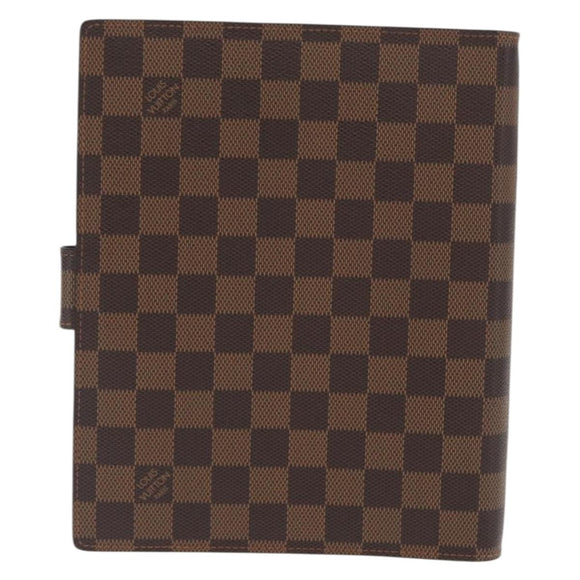 LOUIS VUITTON Damier Ebene Agenda GM Dagplannerhoes R20107 LV Auth 169889SAV