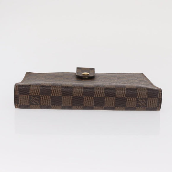 LOUIS VUITTON Damier Ebene Agenda GM Dagplannerhoes R20107 LV Auth 169889SAV