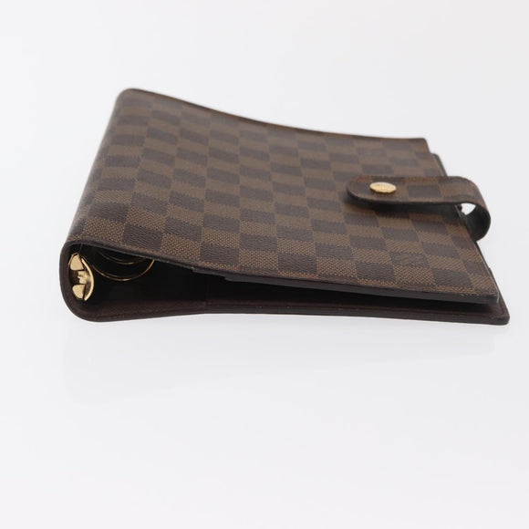 LOUIS VUITTON Damier Ebene Agenda GM Dagplannerhoes R20107 LV Auth 169889SAV