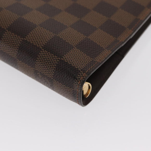 LOUIS VUITTON Damier Ebene Agenda GM Dagplannerhoes R20107 LV Auth 169889SAV