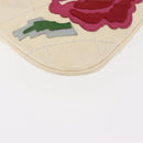 CHANEL Wild Stitch Umhängetasche mit Kette Leder Elfenbein Gold CC Auth 169894-15