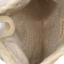 CHANEL Wild Stitch Umhängetasche mit Kette Leder Elfenbein Gold CC Auth 169894-11