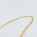 CELINE Chain Shoulder Bag Leather Red Gold Auth 169898V-14