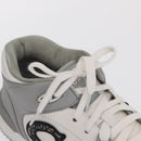 Christian Dior Trotter Canvas Dribble Low Top Sneakers B57 Gray Auth 169910M-14