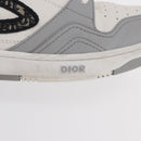 Christian Dior Trotter Canvas Dribble Low Top Sneakers B57 Gray Auth 169910M-16