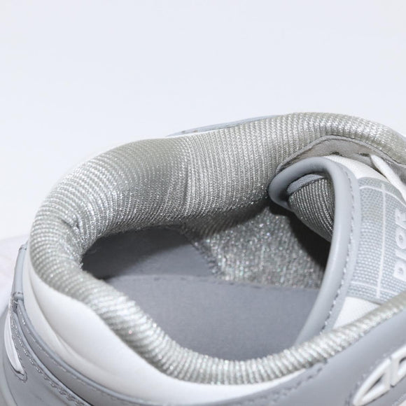 Christian Dior Trotter Canvas Dribble Low Top Sneakers B57 Gray Auth 169910M
