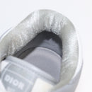 Christian Dior Trotter Canvas Dribble Low Top Sneakers B57 Gray Auth 169910M-21