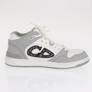 Christian Dior Trotter Canvas Dribble Low Top Sneakers B57 Gray Auth 169910M-25