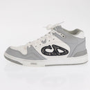 Christian Dior Trotter Canvas Dribble Low Top Sneakers B57 Gray Auth 169910M-26