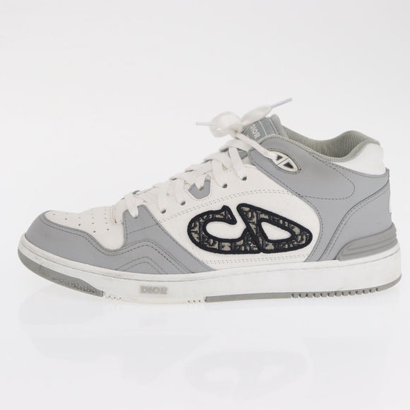 Christian Dior Trotter Canvas Dribble Low Top Sneakers B57 Gray Auth 169910M