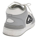 Christian Dior Trotter Canvas Dribble Low Top Sneakers B57 Gray Auth 169910M-3