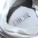 Christian Dior Trotter Canvas Dribble Low Top Sneakers B57 Gray Auth 169910M-36