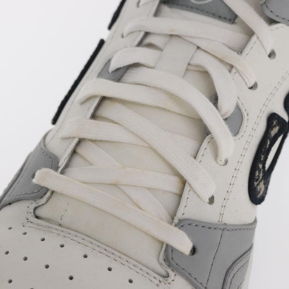Christian Dior Trotter Canvas Dribble Low Top Sneakers B57 Gray Auth 169910M