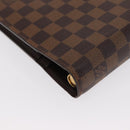 LOUIS VUITTON Damier Ebene Agenda GM Day Planner Cover R20107 LV Auth 169911-16