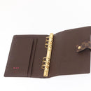 LOUIS VUITTON Damier Ebene Agenda GM Day Planner Cover R20107 LV Auth 169911-8