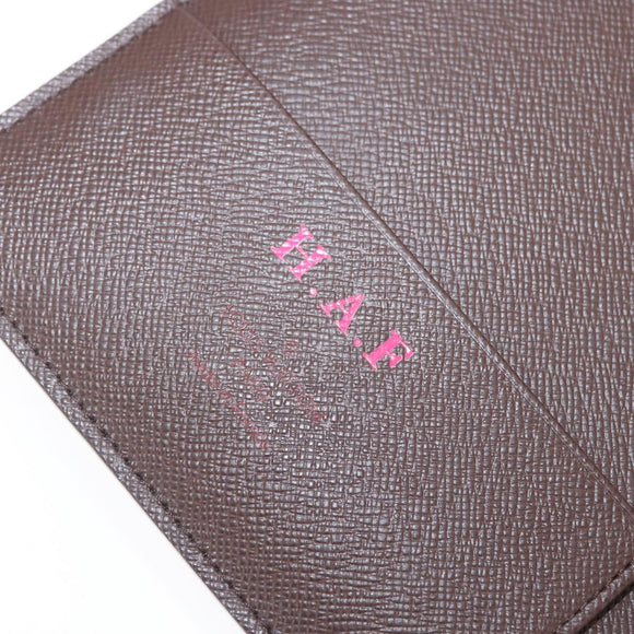 LOUIS VUITTON Damier Ebene Agenda GM Day Planner Cover R20107 LV Auth 169911