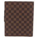 LOUIS VUITTON Damier Ebene Agenda GM Day Planner Cover R20107 LV Auth 169911-2