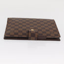 LOUIS VUITTON Damier Ebene Agenda GM Day Planner Cover R20107 LV Auth 169911-3