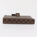LOUIS VUITTON Damier Ebene Agenda GM Day Planner Cover R20107 LV Auth 169911-4