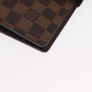 LOUIS VUITTON Damier Ebene Agenda GM Day Planner Cover R20107 LV Auth 169911-14