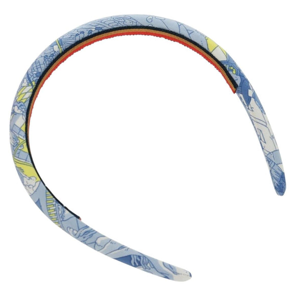 HERMES Elsa Katyusha Silk Blue Auth 169912SAV