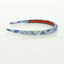 HERMES Elsa Katyusha Silk Blue Auth 169912SAV-5