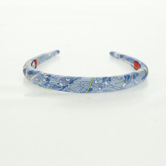 HERMES Elsa Katyusha Silk Blue Auth 169912SAV