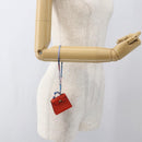 HERMES Micro Kelly Twilly Bag Charm Leather Orange Auth 169917SM-23