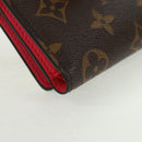 LOUIS VUITTON Vivienne Portefeuille Victorine Wallet Fuchsia M81631 Auth 169918M-15