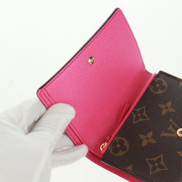 LOUIS VUITTON Vivienne Portefeuille Victorine Wallet Fuchsia M81631 Auth 169918M