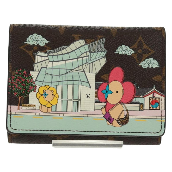 LOUIS VUITTON Vivienne Portefeuille Victorine Wallet Fuchsia M81631 Auth 169918M