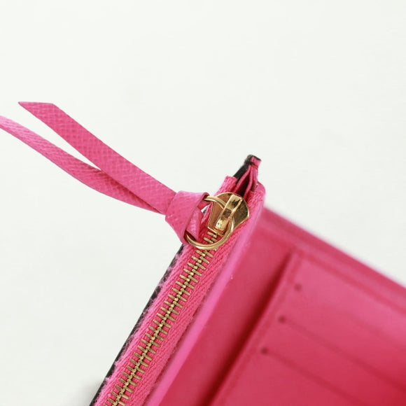 LOUIS VUITTON Vivienne Portefeuille Victorine Wallet Fuchsia M81631 Auth 169918M